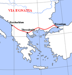 Map Via Egnatia