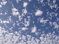 Altocumulus cloud, Tel-Aviv, Israel.