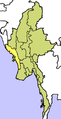 Location of Rakhine(Arakan) State