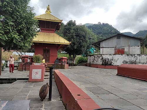 Baitarni Dhaam, Gotikhel, Lalitpur, Nepal(It has been completely destroyed by the flood,the flood occurred for two days.)