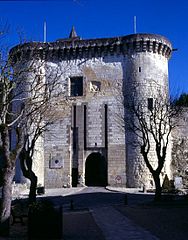 Machicolation, Château de Loches