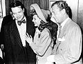 Orson Welles, Rita Hayworth, and Joseph Cotten, 1943