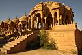 Chhatris up close at Bada Bagh