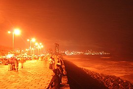 Worli seaface at night