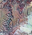 Fish River Canyon, Huns-berge from LandSat 7