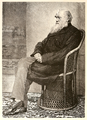 Charles Darwin sitting sketch