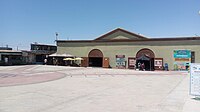 Entrada norte ex Estación de Ferrocarriles de Caldera.