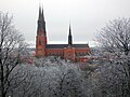 Uppsala Cathedral (Lutheran) in December 2007.