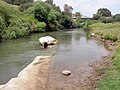 Bnot Ya'akov Bridge over the Jordan River from the south near Jacob's Ford, Israel.