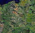 Satellite photo taken from Landsat7