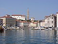 Town centre from the sea