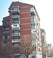 An apartment building in Avijatičarsko Naselje