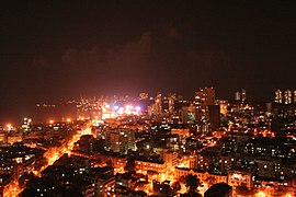 City centre at night