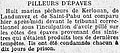 Pilleurs d'épaves condamnés en 1910 (journal L'Univers).