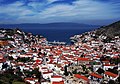 View of the town and the port of Hydra