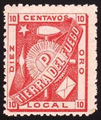 Estampillas de correo local, de Julio Popper, 1891.