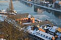 The Meuse River and the walloon parliament.