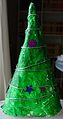 Christmas tree of paper