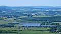 Čeština: Přírodní rezervace Velký rybník z rozhledny na Jedlové, nedaleko Jiřetína pod Jedlovou v okrese Děčín English: Nature reserve Velký rybník from tower on the top of hill Jedlová, near Jiřetín pod Jedlovou in Děčín District