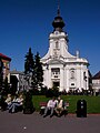 * Nomination: Basilica in Wadowice, Poland --Kudak 08:50, 30 October 2010 (UTC) * Review  Comment Too dark, bad perspective and rotation – all corectable. — Archaeodontosaurus 16:46, 31 October 2010 (UTC)