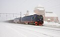 * Nomination: Train in Sweden transporting iron ore in the Winter (by User:Kabelleger). --High Contrast 15:21, 9 August 2009 (UTC) * Review are you shure that the picture is by Kabelleger, the source gives another name, the cc is noncommercial, perhaps OK because of the GNU-license, description in any case to be checked --Mbdortmund 17:33, 9 August 2009 (UTC)