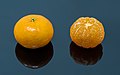 Image 47Composite of a clementine with/without peel