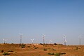 Wind turbines in Thar desert.