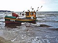 Fishing boat in Sopot