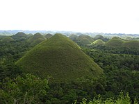 Chocolate Hills, Bohol, Philippines.