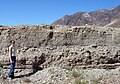 Wadi sediments in Death Valley, California.