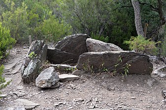 Dolmen of Collets de Cotlliure, Argelès-sur-Mer, French Pyrénées.