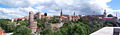 Bautzen from south-west, seen from the Friedensbrücke