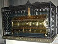 Casket of Eric IX of Sweden in Uppsala Cathedral, Sweden.