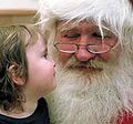 Santa with child