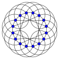 The Shrikhande graph in Lombardi style