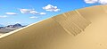 Avalanche deposits on a crest of the Kelso Dunes, Mojave National Preserve, California.