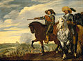 Prince Frederik Hendrik and Count Ernst Casimir at the siege of 's-Hertogenbosch, 1629.