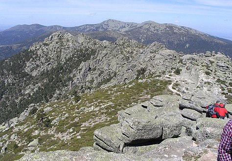 View from Siete Picos summit (the most eastern peak)