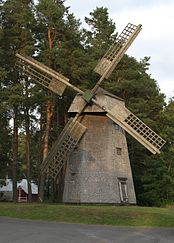 A windmill in Windmill Museum in Pälkäne