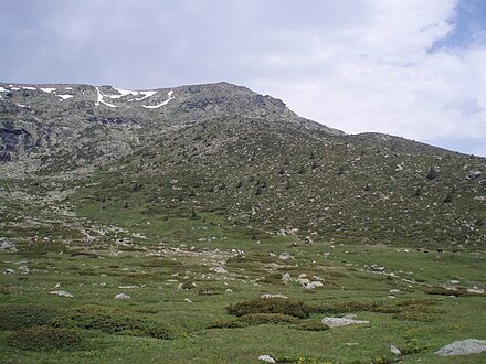 South face from the circus of Peñalara