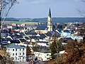 Stadtansicht mit Pfarrkirche