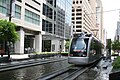 METROrail on Main Street, Downtown Houston, 2006