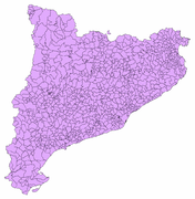 Municipalités en Catalogne