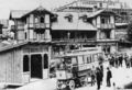 Historical trolleybus from 1905 in Ótátrafüred (Starý Smokovec)