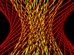 Skew lines on nested hyperboloids