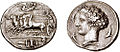 Decadrachma: Quadriga / Arethusa