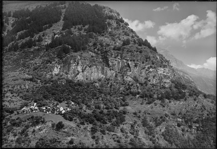 Pontironetto, Val Pontirone, near of Biasca (Luftbild 1953)