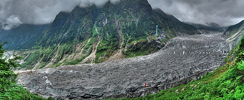 Hailuogou Glacier at Tibet, China.