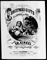 Charles Kinkel. "Santa Claus' Galop" Sheet music cover.