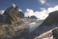 The Lewis Glacier is the largest on Mount Kenya